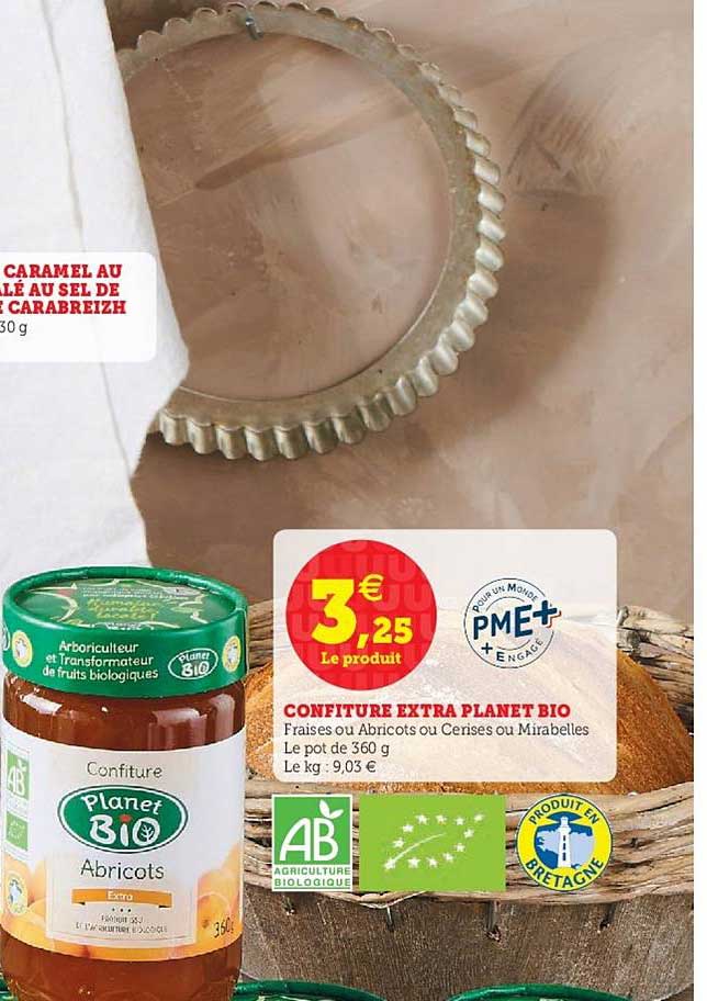 confiture extra planet bio