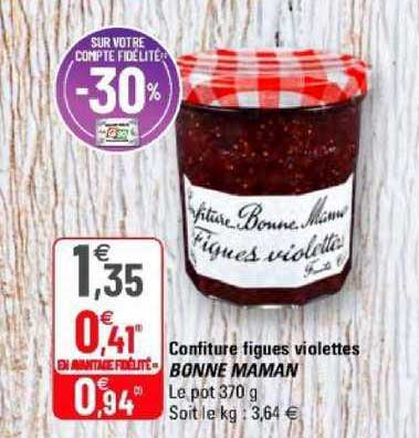 confiture figues violettes bonne maman