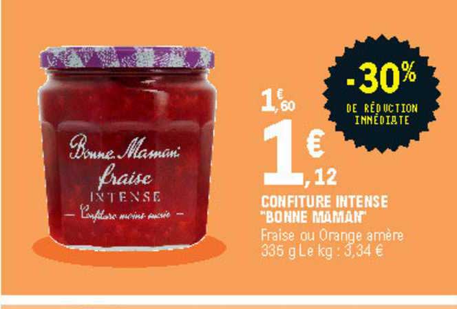 Confiture Intense "bonne Maman"