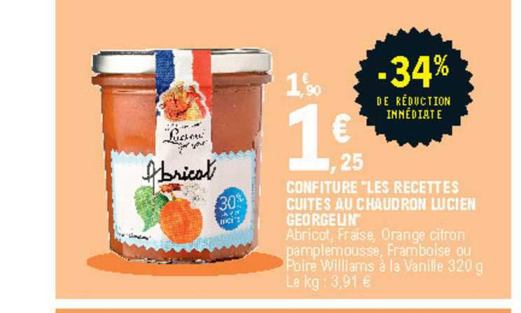 confiture les recettes cuites au chaudron lucien georgelin