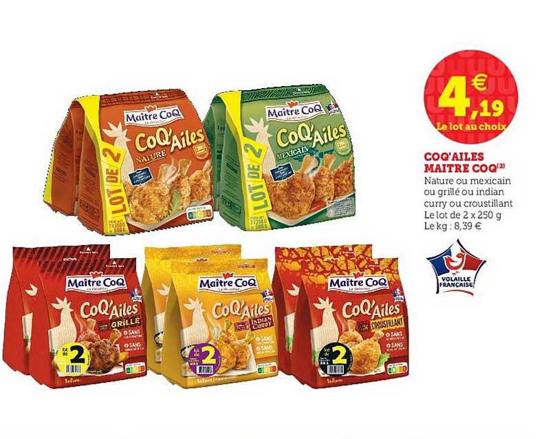 coq'ailes maître coq