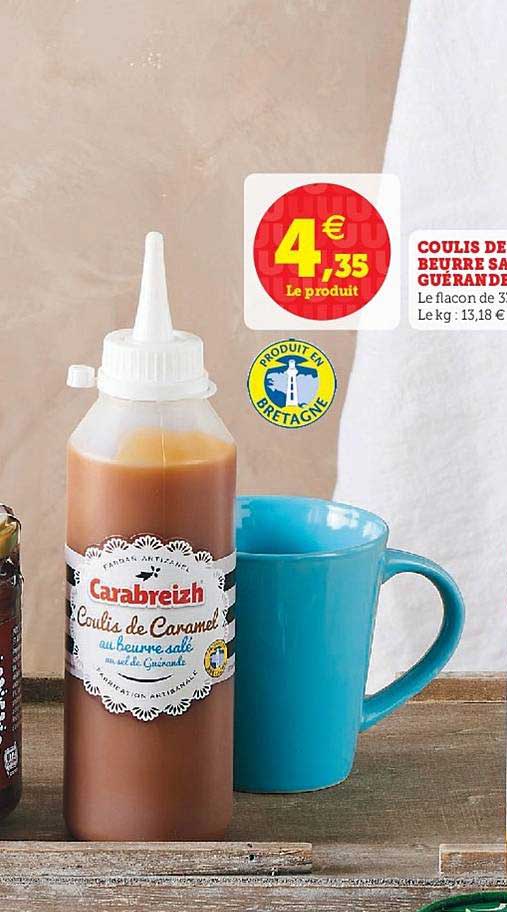Coulis De Caramel Au Beurre Salé Au Sel De Guérande Carabreizh