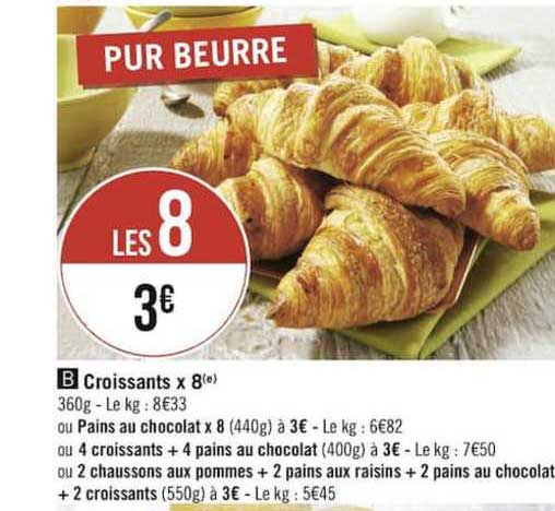 Croissants X8
