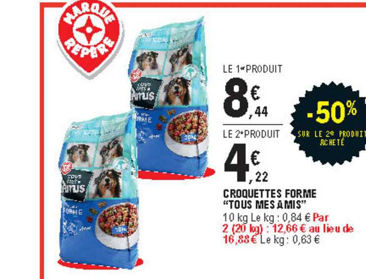 croquettes forme "tous mes amis"