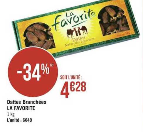 dattes branchées la favorite