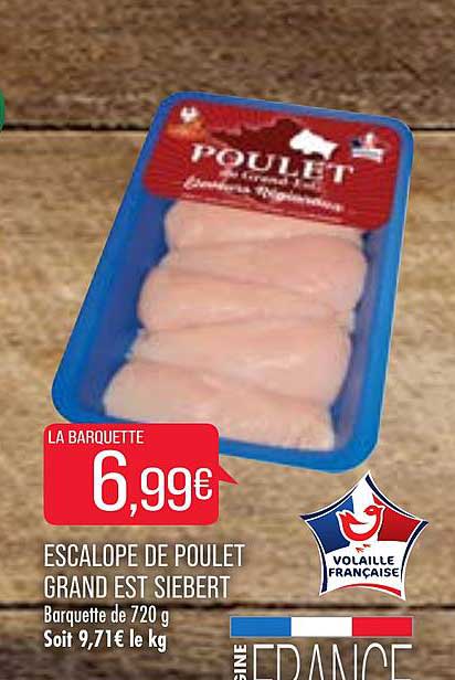 escalope de poulet grand est siebert