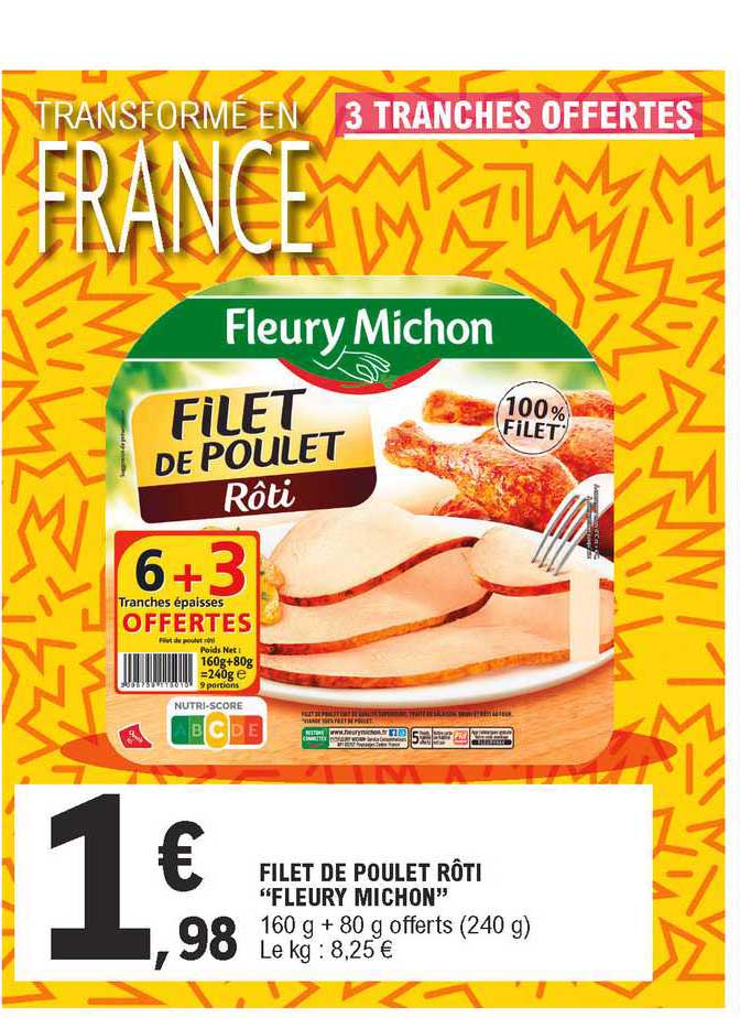 filet de poulet rôti "fleury michon"