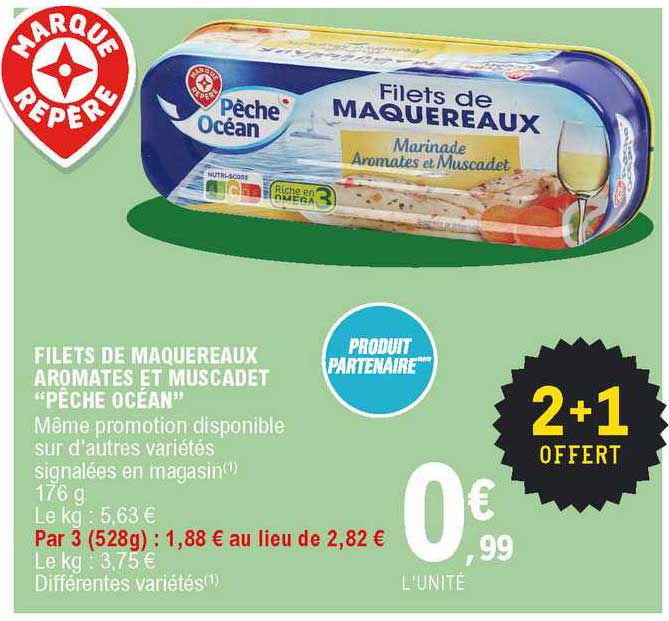 Filets De Maquereaux Aromates Et Muscadet "pêche Océan"