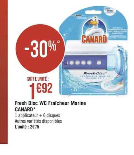fresh disc wc fraîcheur marine canard
