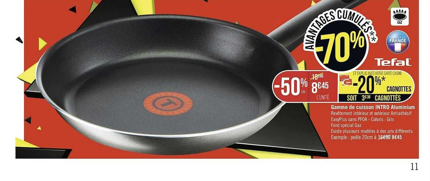 Gamme De Cuisson Intro Aluminium Tefal