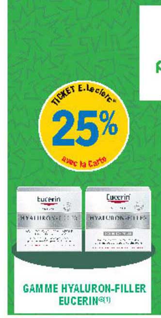 gamme hyaluron-filler eucerin