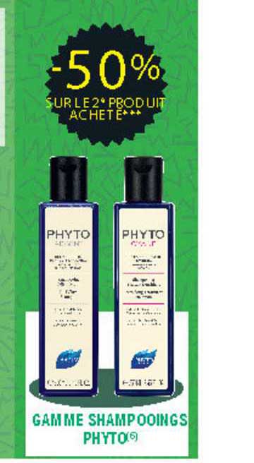 gamme shampooings phyto