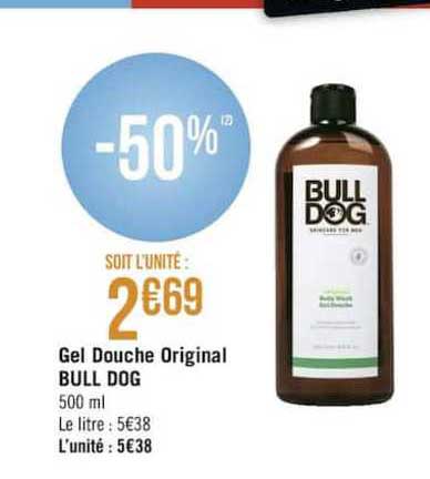 gel douche original bull dog