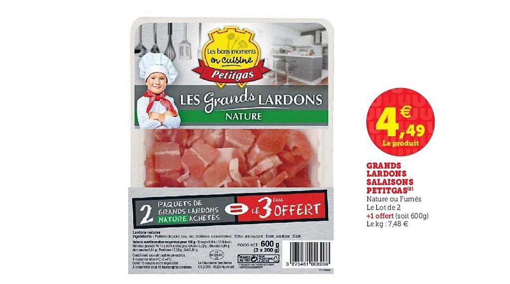 grands lardons salaisons petitgas