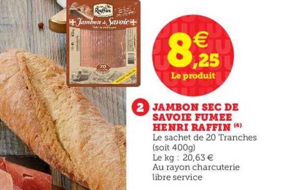 jambon sec de savoie fumée henri raffin