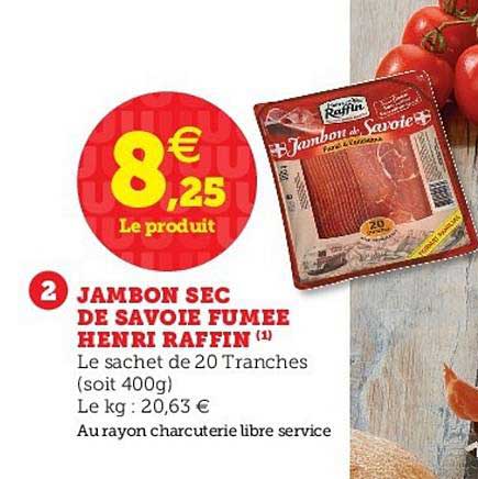 jambon sec de savoie fumée henri raffin
