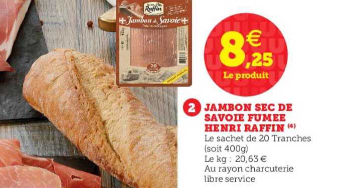 Jambon Sec De Savoie Fumée Henri Raffin