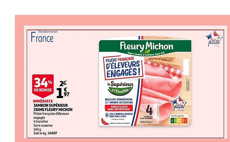 jambon supérieur j'aime fleury michon