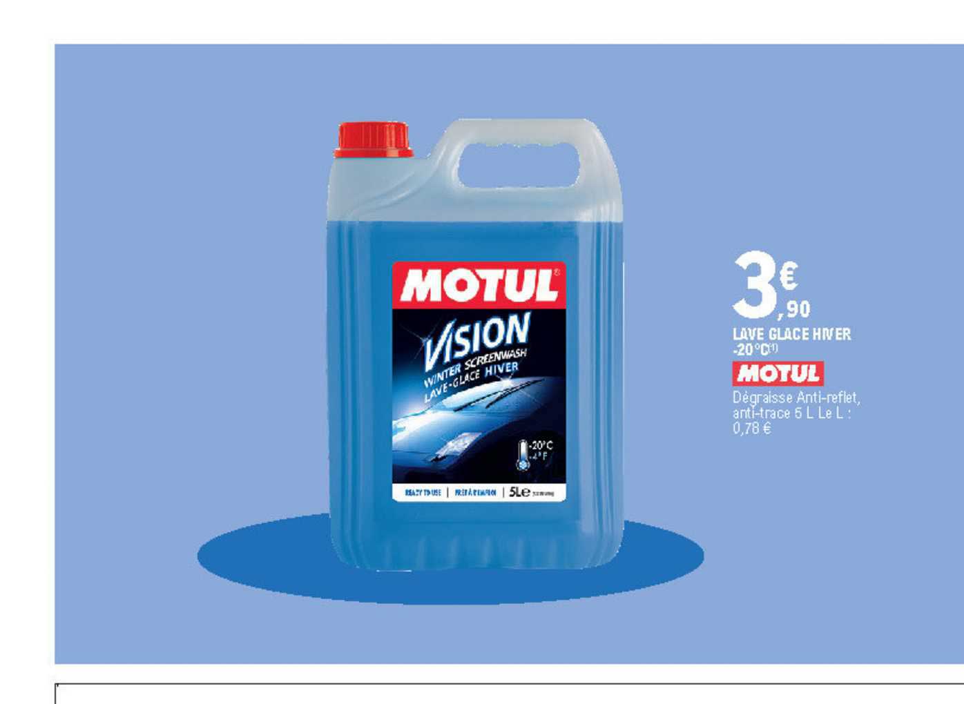 lave glace hiver -20°c