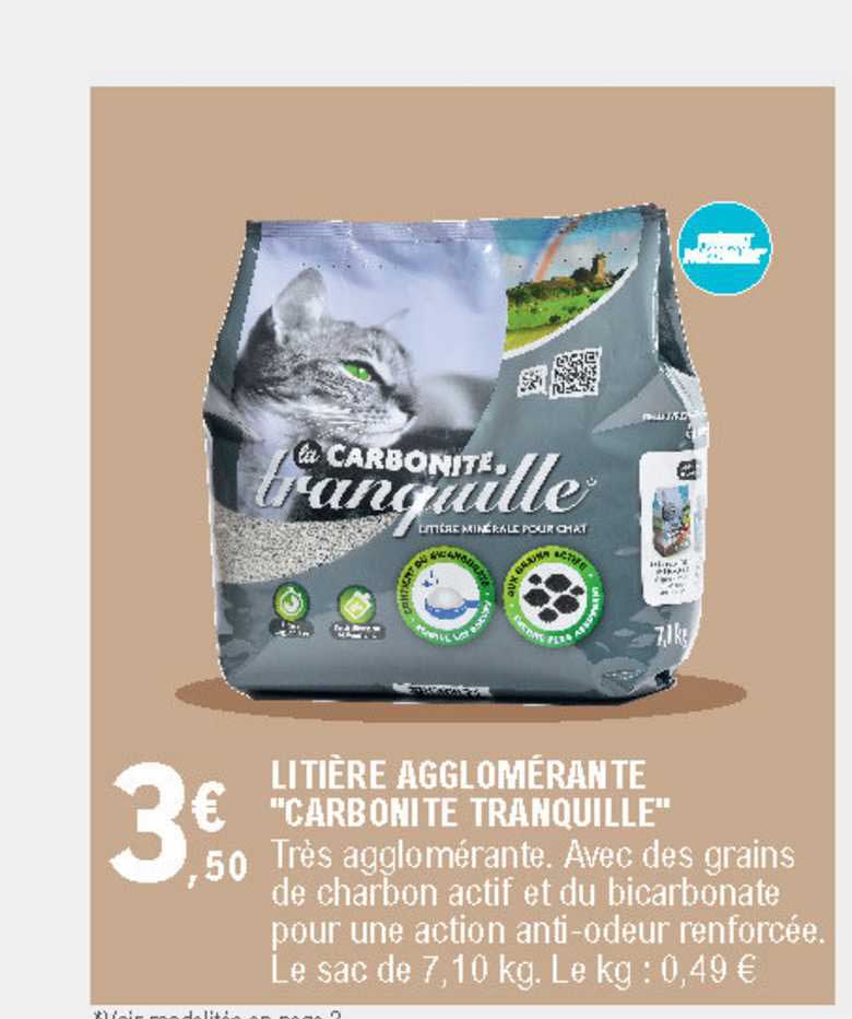 Litière Agllomérante "carbonite Tranquille"