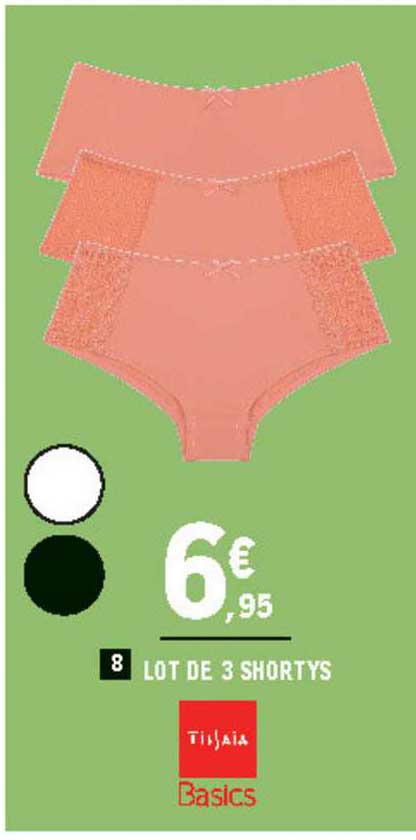 Lot De 3 Shortys Tissaia