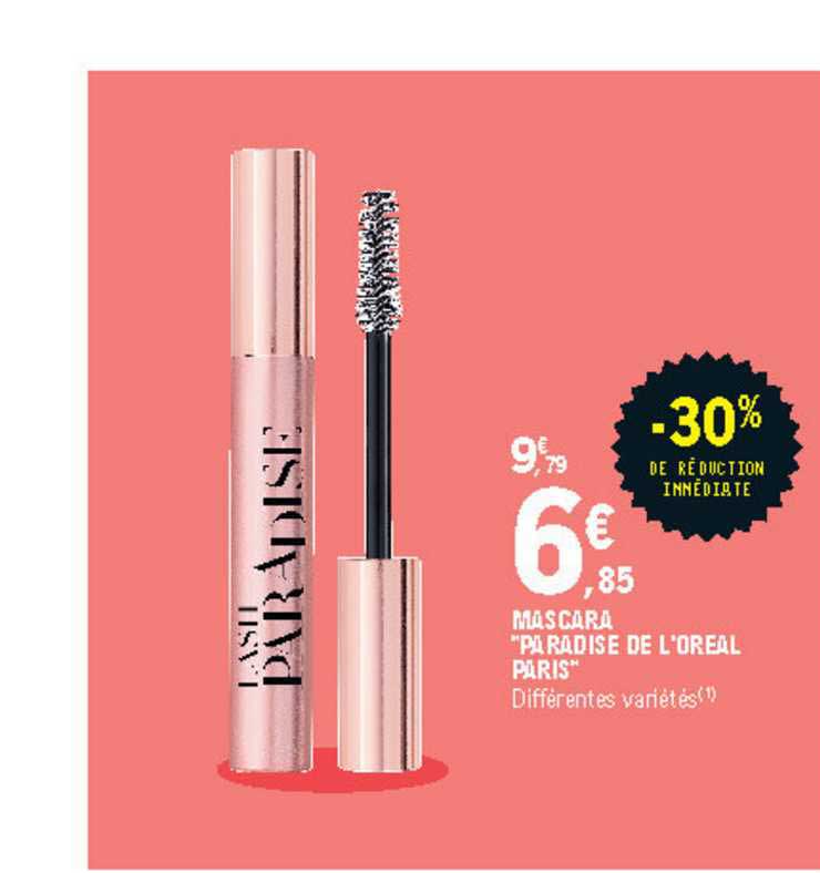 mascara "paradise de l'oréal paris"