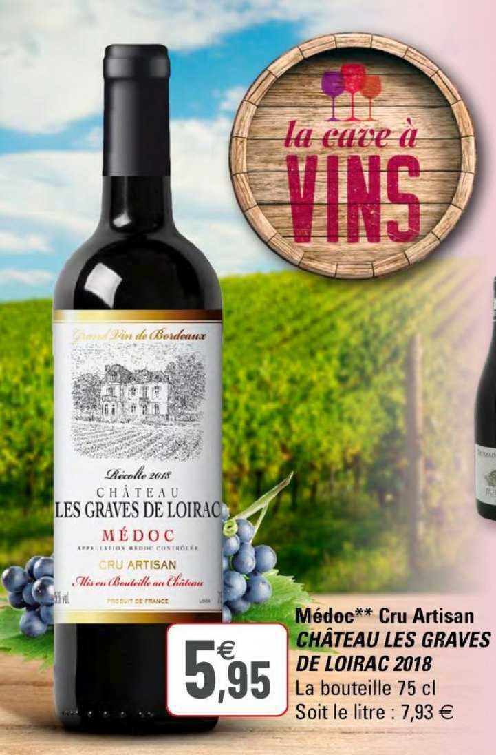 médoc cru artisan château les graves de loirac 2018