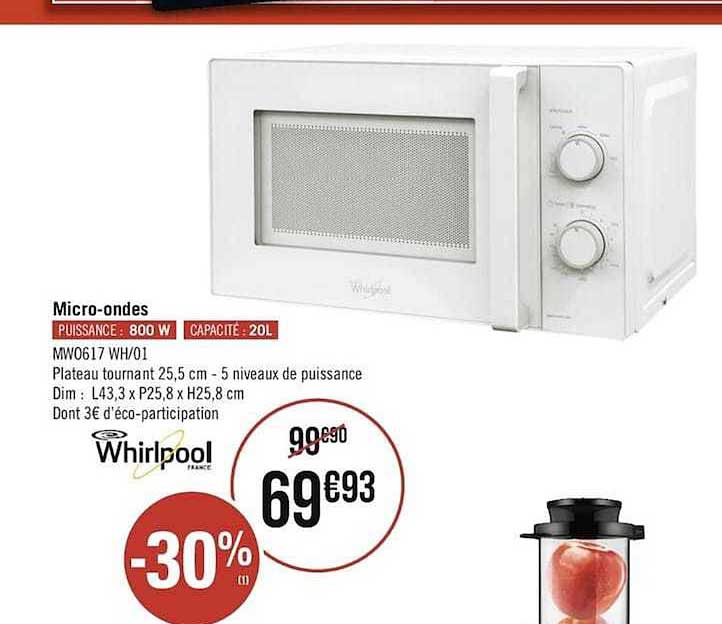 micro-ondes whirlpool