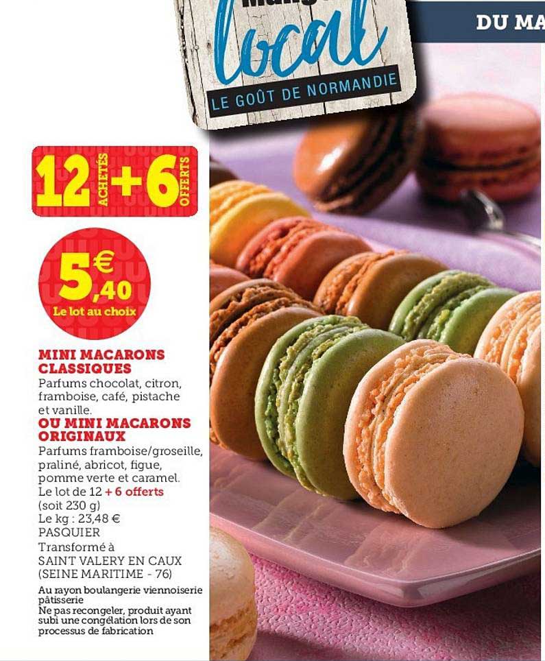 mini macarons classiques ou mini macarons originaux