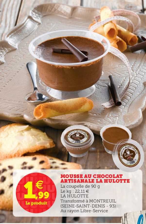 Mousse Au Chocolat Artisanale La Hulotte