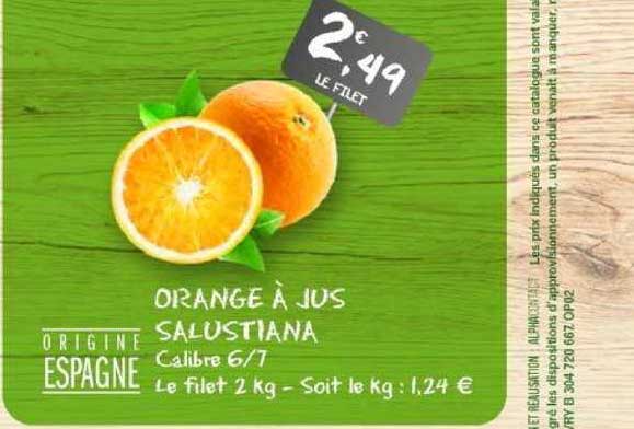 orange à jus salustiana