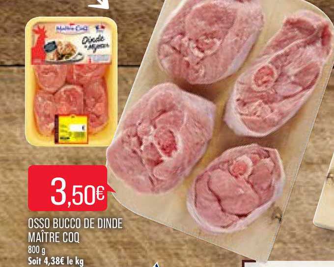 osso bucco de dinde maître coq