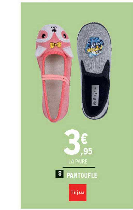 pantoufle tissaia
