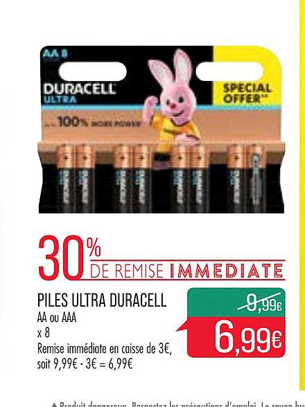 Piles Ultra Duracell