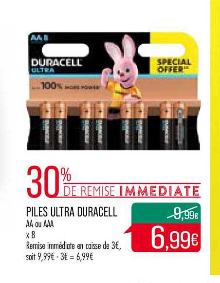 Piles Ultra Duracell Aa Ou Aaa
