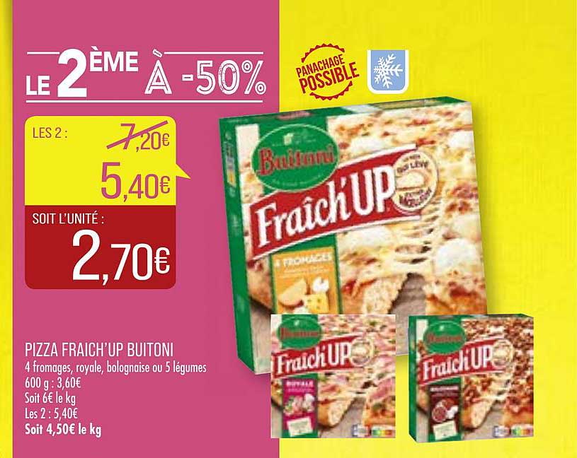 pizza fraîch'up buitoni