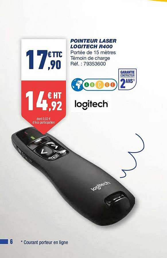 pointeur laser logitech r400