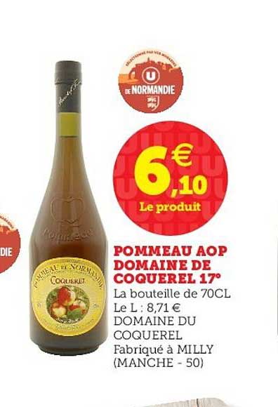 pommeau aop domaine de coquerel 17°