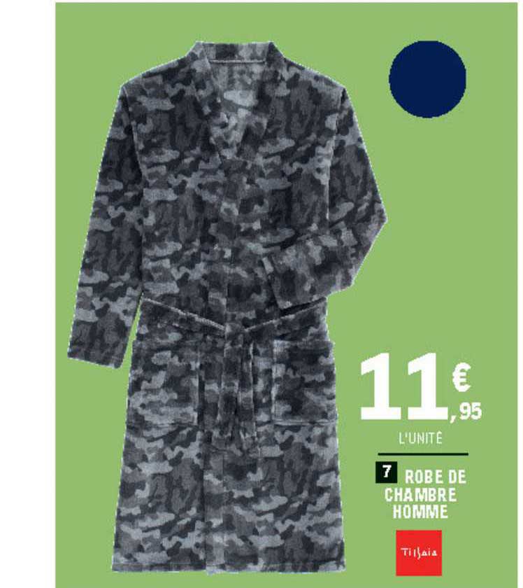 Robe De Chambre Homme Tissaia