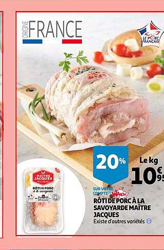 rôti de porc à la savoyarde maître jacques