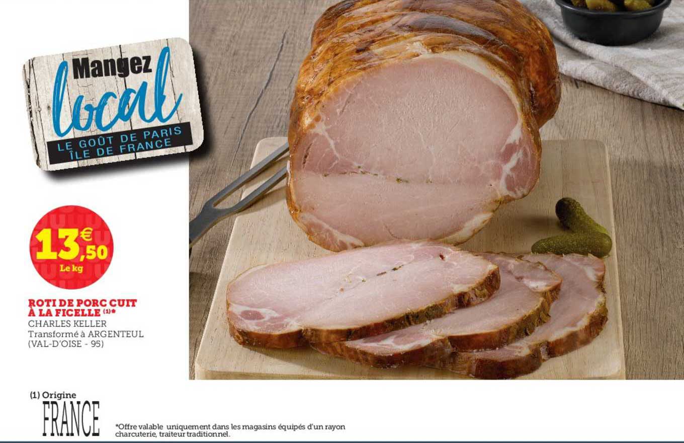 Rôti De Porc Cuit à La Ficelle