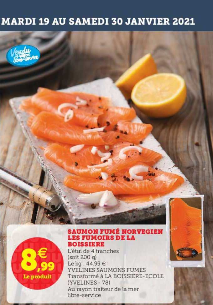 saumon fumé norvegien les fumoirs de la boissière