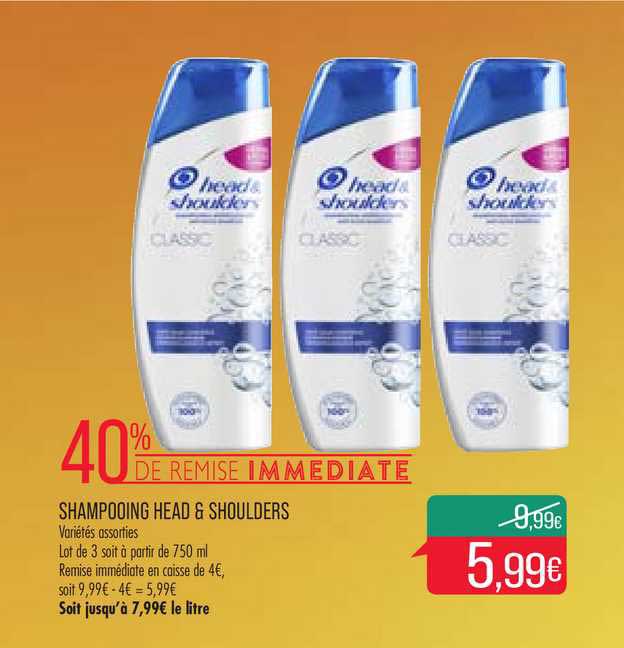Shampooing Head & Shoulders