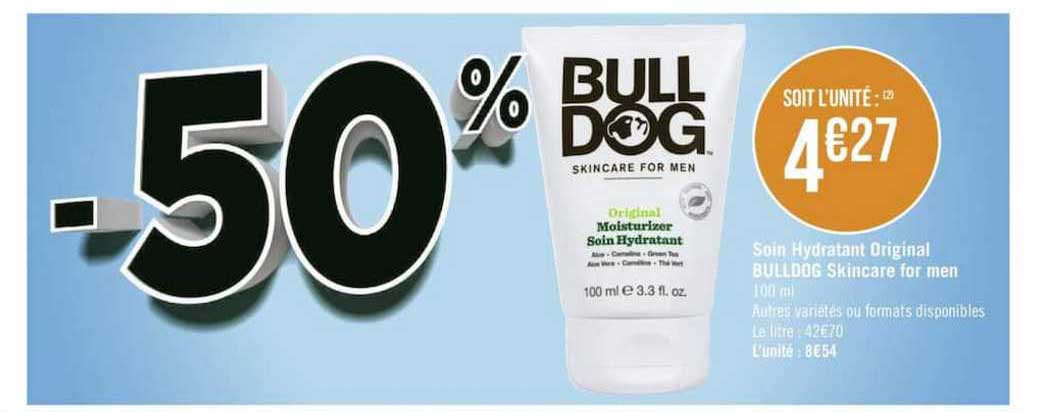 soin hydratant original bulldogs skincare for men
