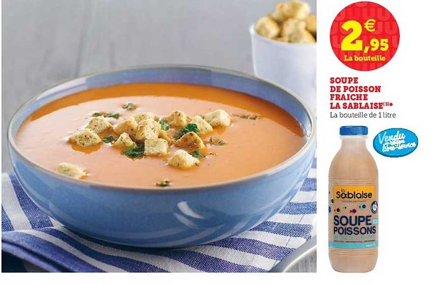 soupe de poisson fraîche la sablaise