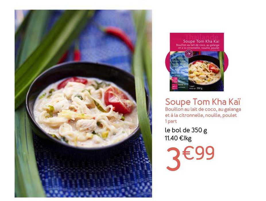 Soupe Tom Kha Kaï