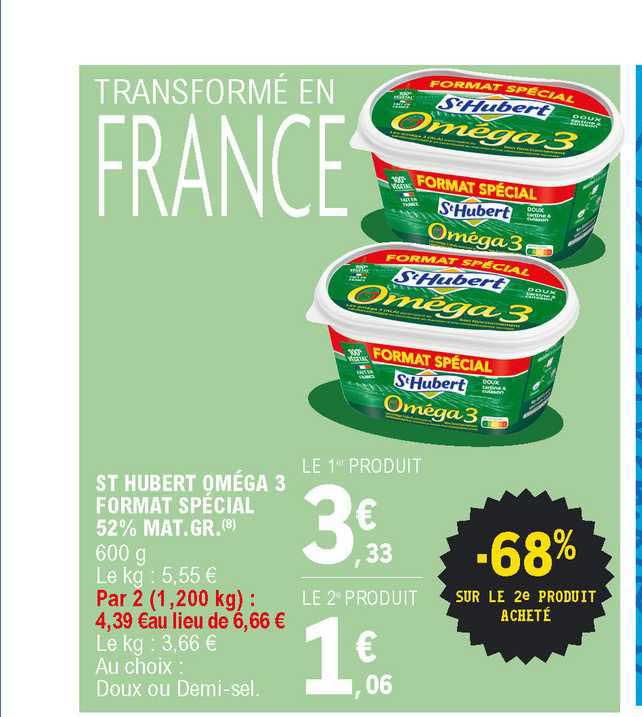 st hubert oméga 3 format spécial 52% mat. gr.