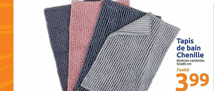 Tapis De Bain Chenille