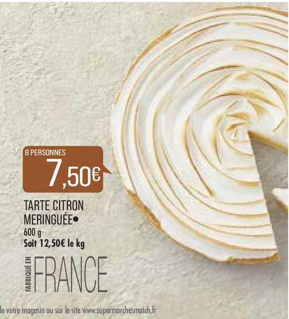 Tarte Citron Meringuée