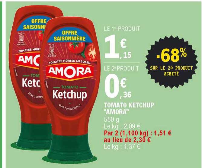 tomato ketchup "amora"